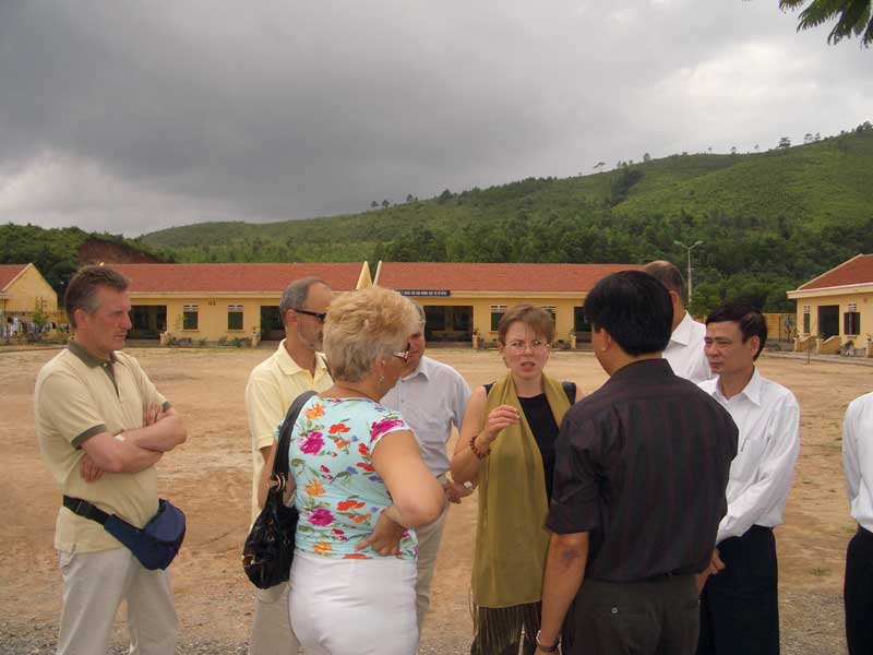 Во время посещения вьетнамского реабилитационного центра для наркозависимых